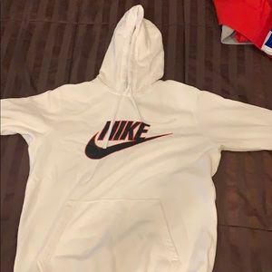 White Nike hoodie